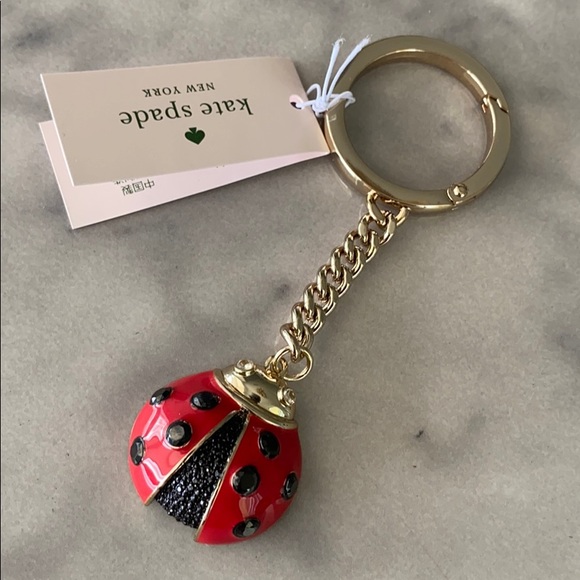 kate spade Accessories - Kate Spade Ladybug Key Chain/ Purse Charm NWT